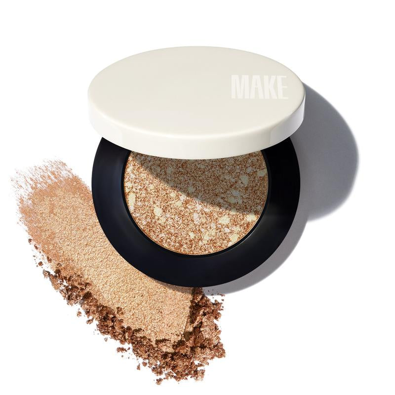 Multi-Chromatic Metallic Eyeshadow – Buildable Foiled Shimmer Eyeshadow in 10 Shades