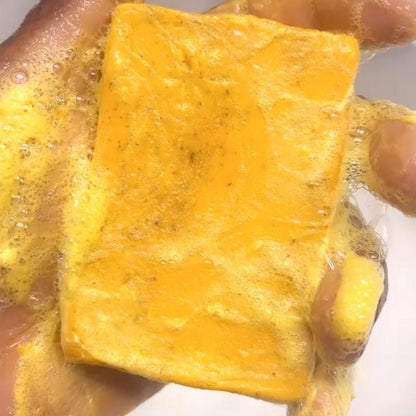 3PCS Turmeric Soap,Deep Cleansingsoap,Moisturizing Soap for Face &Body,Body Wash & Soap for Women& Men