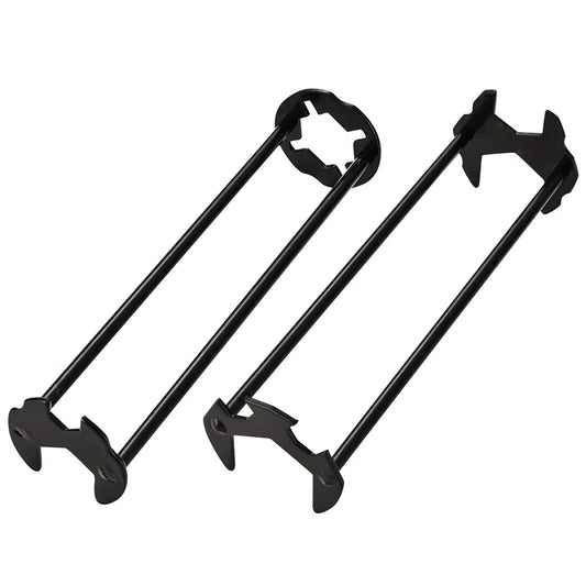 1/2 PCS Plumbers Wrench 7 Sizes Sink Wrench Four-Jaw Hex under Sink Wrench Faucet Tool Multifunctional Steel for Tight Spaces