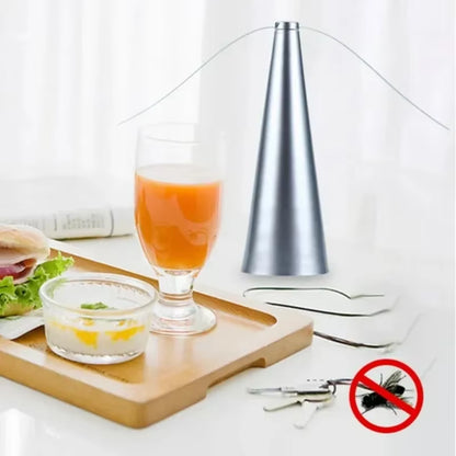 Electric Insect Repellent Fan: Usb/Battery Powered Tabletop Fly Killer for Kitchen Outdoor Food Safety Device