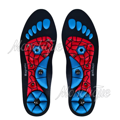 Medical Magnetic Therapy Sports Insoles Massage Foot Weight Loss Slimming Acupressure Insole Anti-Fatigue Health Care Shoe Pads