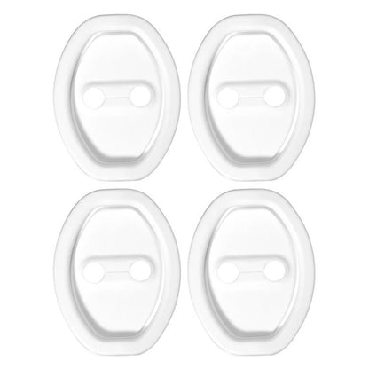 Silicone Door Lock Buckle Protector Car Dustproof Scratch-Resistance Cushion Pad Door Shock Absorber Cushion Silent Accessories