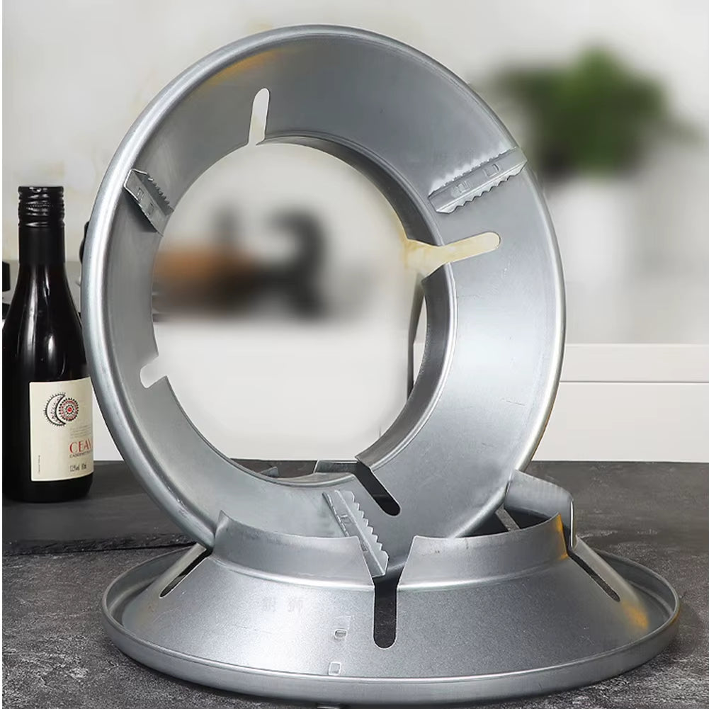Home Gas Stove Fire Wind Proof Energy Saver Cover Wind Shield Bracket Disk Fire Reflection Windproof Stand Kitchen Cooker Cover