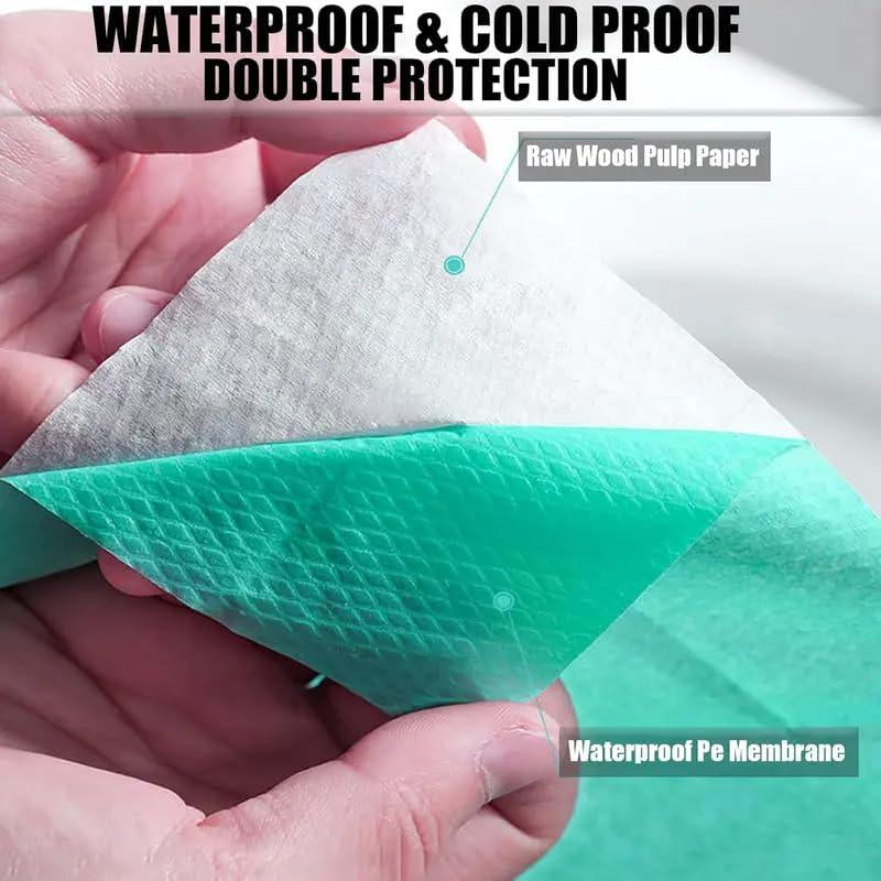 10 Packs Tear-Free Toilet Seat Covers Disposable for Adults and Kids, 16X24 Inch Waterproof Non-Slip Disposable Toilet Seat Cover for Travel, Public Toilet, Outdoors (Individual Package)