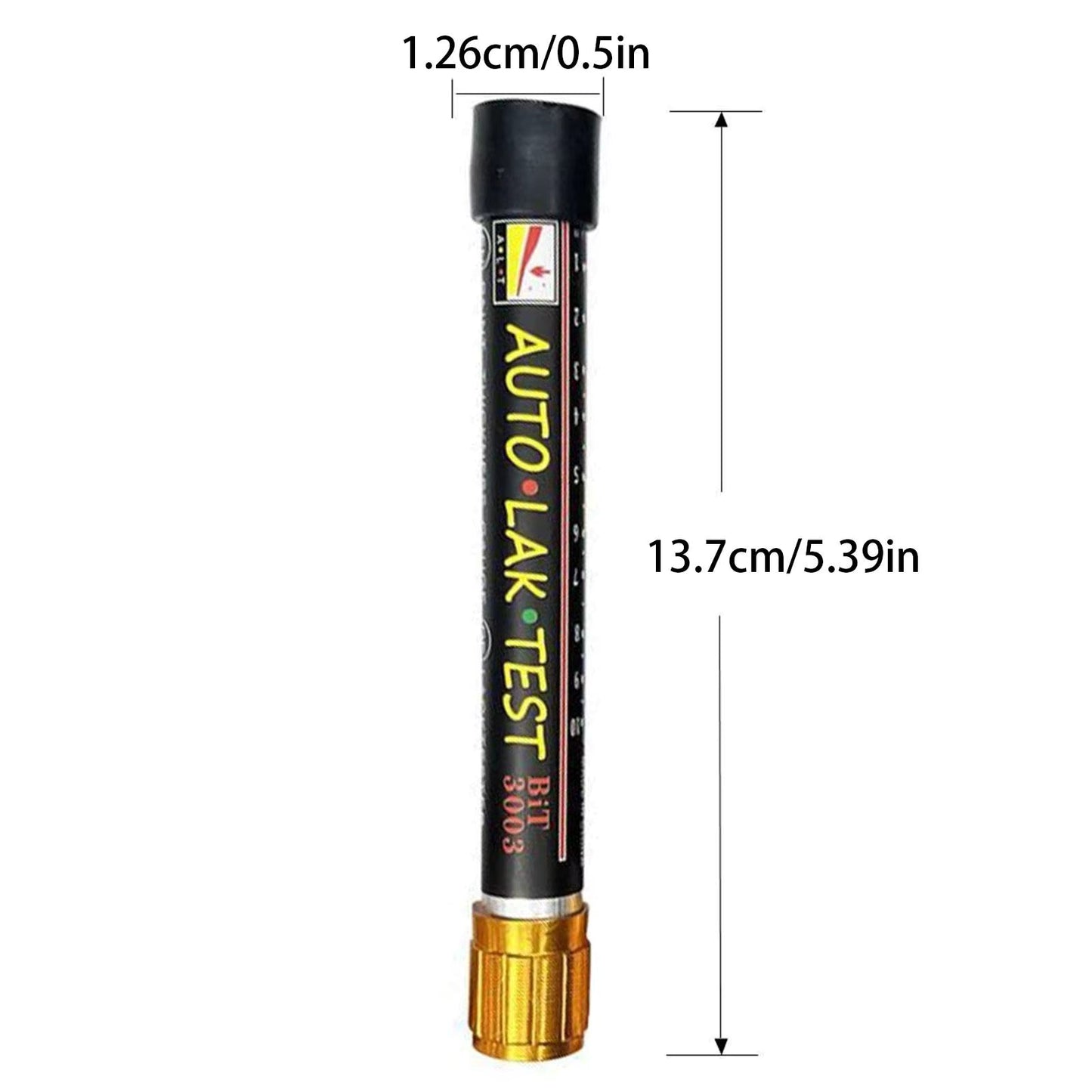Medidor de Espessura de Pintura Automotiva 1 Peça, Testador de Pintura para Carros, Verificador de Colisão/Reparo, Medidor de Tinta com Escala e Ponta Magnética.