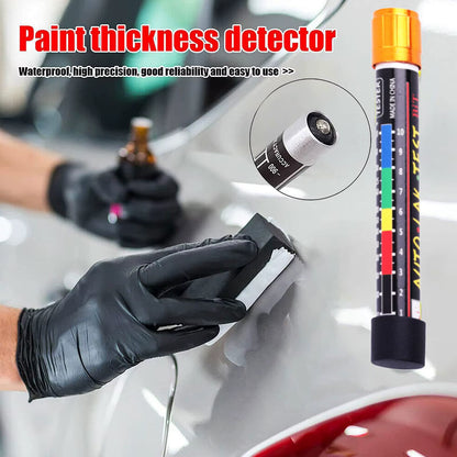 Medidor de Espessura de Pintura Automotiva 1 Peça, Testador de Pintura para Carros, Verificador de Colisão/Reparo, Medidor de Tinta com Escala e Ponta Magnética.