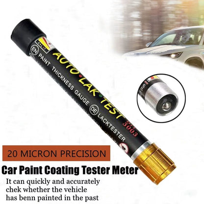 Medidor de Espessura de Pintura Automotiva 1 Peça, Testador de Pintura para Carros, Verificador de Colisão/Reparo, Medidor de Tinta com Escala e Ponta Magnética.