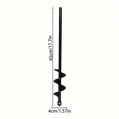 Garden Auger Bits for Planting Hexagonal Shaft Drill Bits Require No Power Solid Steel Auger for Bulb and Bedding Plant Growing