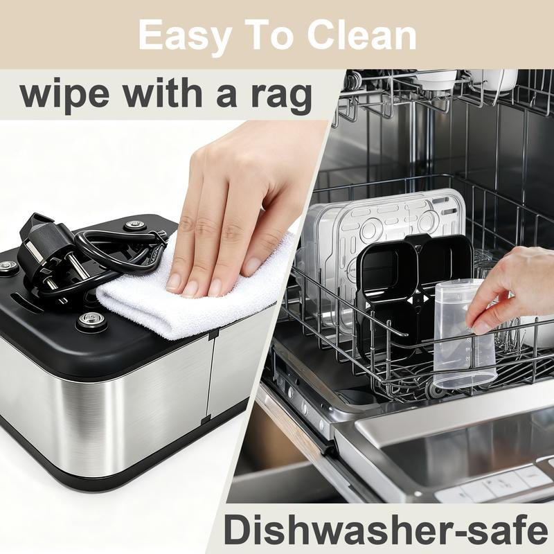 OSTBA 500W Egg Cooker with Buzzer, 8-Egg Capacity Electric Egg Steamer with Timer and Auto Shut-Off, Stainless Steel Hard Boiled Egg Maker with Poaching Bowl Multi-Function