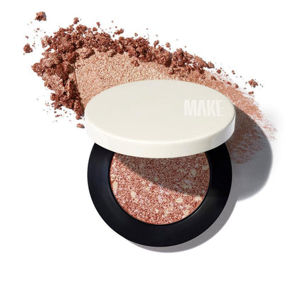 Multi-Chromatic Metallic Eyeshadow – Buildable Foiled Shimmer Eyeshadow in 10 Shades