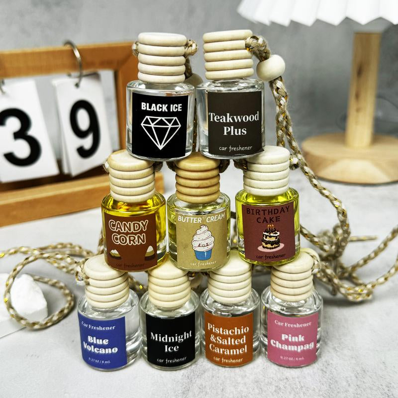 Car Essential Oil Diffuser, Hanging Car Air Freshener, Interior Accessories for Cars, Home, Office, Liquid Fragrance Must-Have, Car Aromatherapy Diffuser